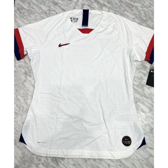 Nike VaporKnit USA 3 star National World Cup Soccer Jersey AH9647  Womens XL NEW - Picture 6 of 11